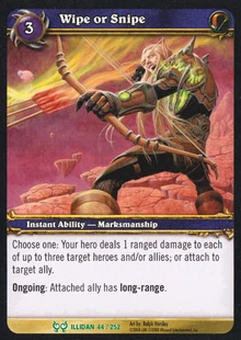Wipe or Snipe TCG Card
