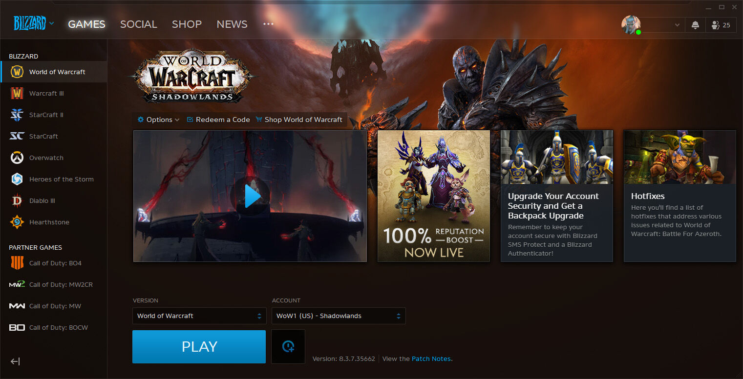 Blizzard updates Battle.Net desktop client page, new images