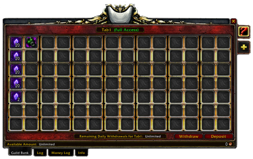 Wow How To Buy More Guild Bank Slots