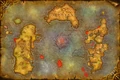 Rough illustration of closed zones and eventual future zones and instances (prior to Mists of Pandaria).