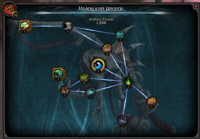 Underlight Angler interface