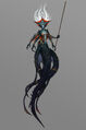 Queen Azshara concept art for Battle for Azeroth.
