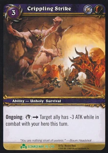 Crippling Strike TCG Card