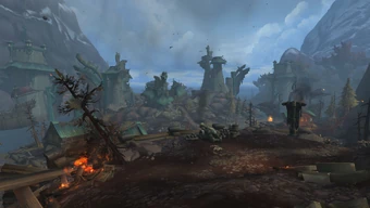 The destruction wrought at 