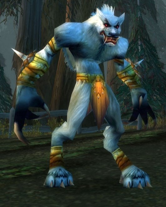 how to turn from worgen to human firestorm wow