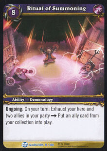 Ritual of Summoning TCG Card