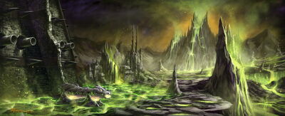 Shadowmoon Valley Concept Art Peter Lee 1