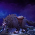Swift Frostwolf mount in Heroes of the Storm.