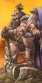 Falstad en la portada de El día del dragón.