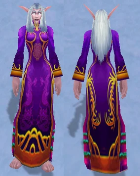 Festive Purple Dress - Wowpedia - Your wiki guide to the World of Warcraft
