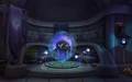 Nar'thalas Magi in the Wizard's Sanctum opening a portal to Azsuna's Crumbled Palace