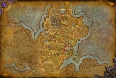 Spires of Arak Treasure Map Wowpedia Your wiki guide to the