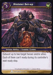 Sinister Set-up TCG Card