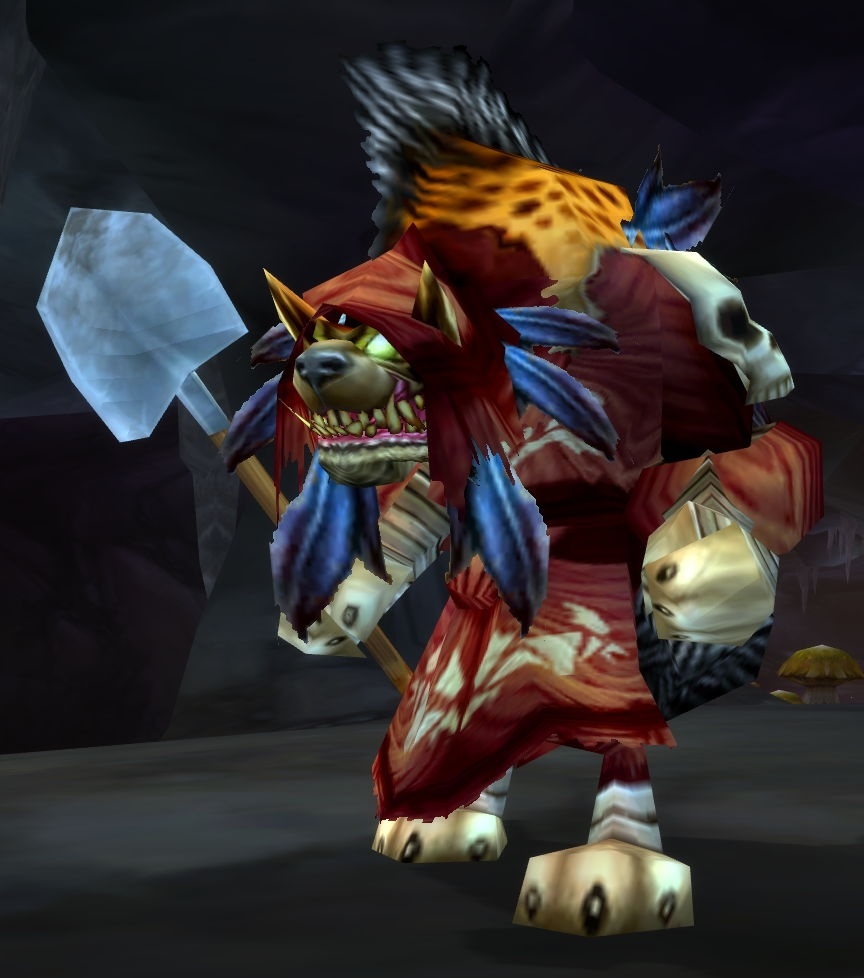 a gnoll found in the Rethban Caverns of the Redridge Mountains.  [...