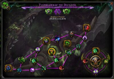 Twinblades of the Deceiver interface