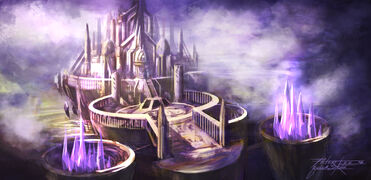 Concept art of Dalaran.