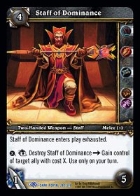 Staff of Dominance TCG Card