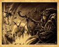 Art in Alliance & Horde Compendium RPG book.