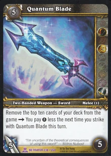 Quantum Blade TCG Card