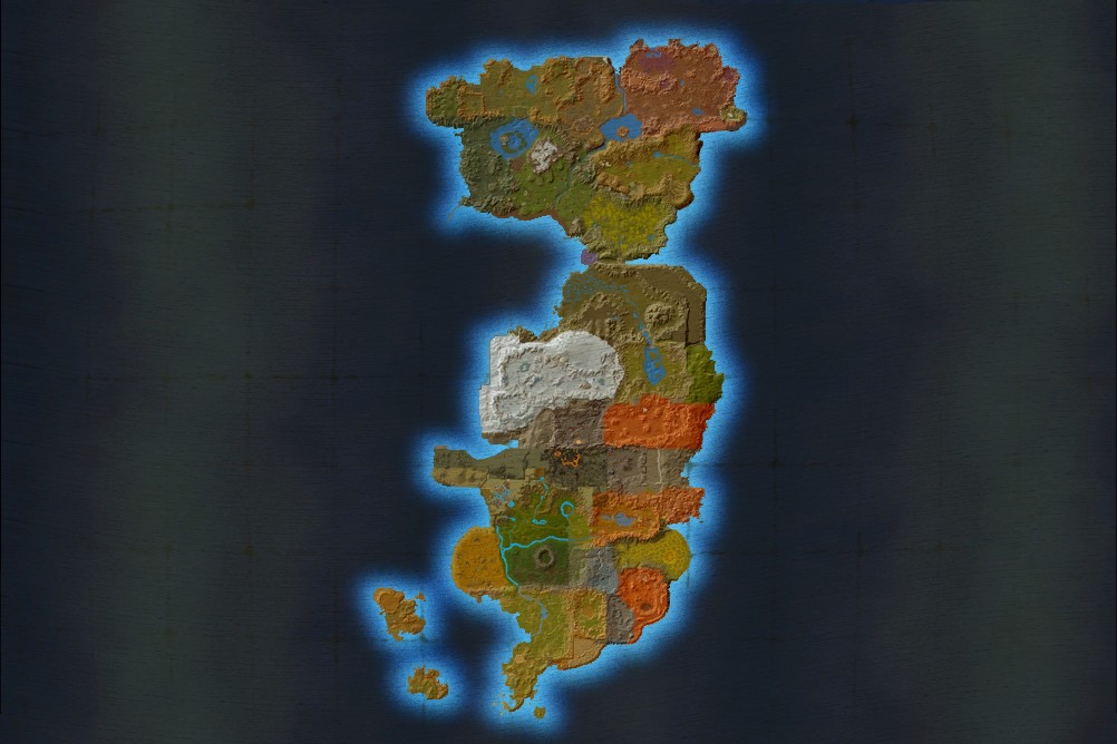 World of Warcraft Vanilla Azeroth World Map High Quality A3 