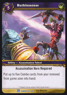 Ruthlessness TCG Card