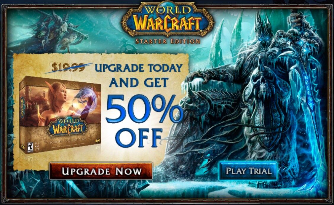 Купить подписку warcraft. Wow скидки. Warcraft Promo.