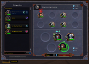 Adventures interface