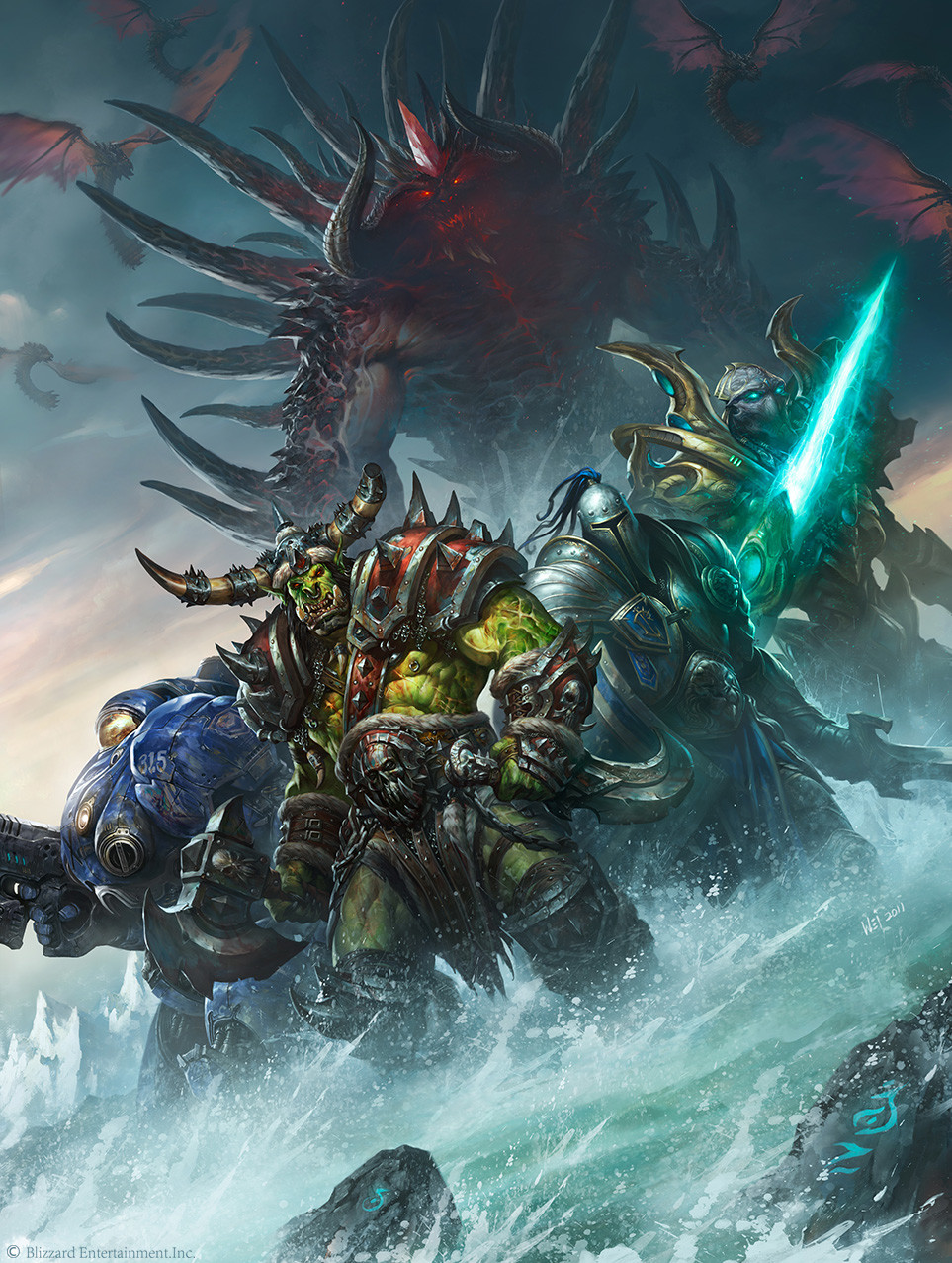 Artwork The Lich King, World of Warcraft, Blizzard Entertainment