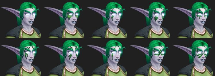 NightElf Female Facialfeatures