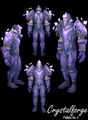 Crystalforge Armor on a male human.