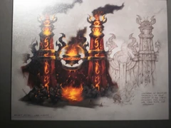 Artwork of a wall, used to show color-scheme.