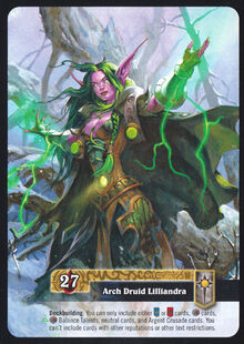 Arch Druid Lilliandra TCG Card Back