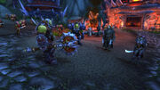 Horde army leadership at Zoram'gar Outpost