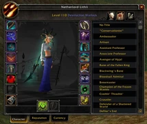 Title panel as of 7.0.3