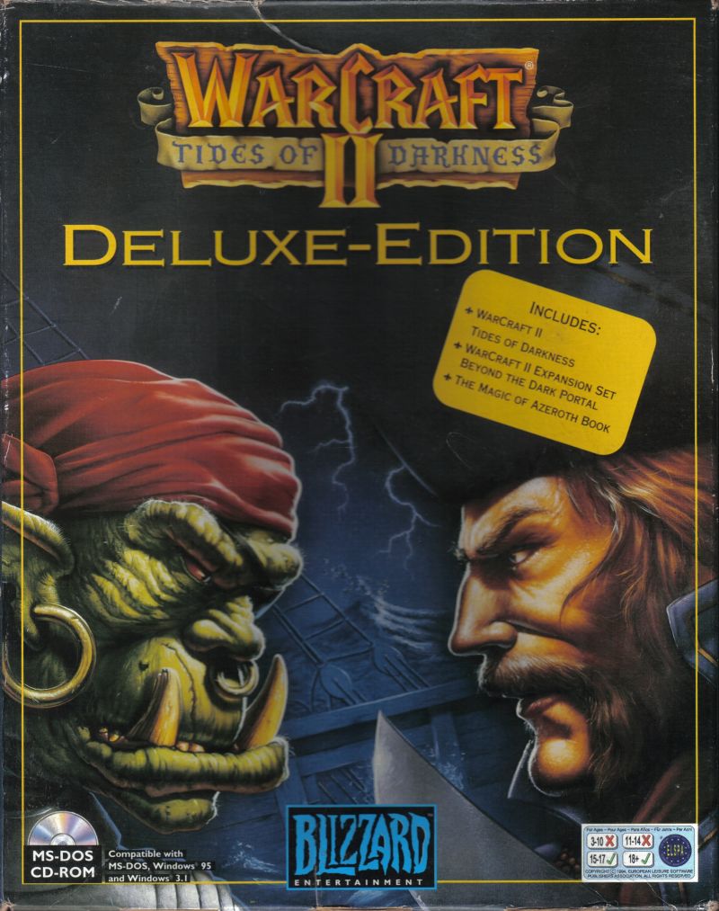 Warcraft ii tides of darkness. Warcraft 2 Tides of Darkness. Warcraft II: Tides of Darkness диск. Warcraft 2 Cover. Warcraft 2 Deluxe.