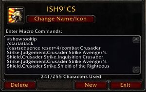 ISH9 Faceroll Macro