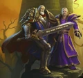 Lothar and Khadgar in the TCG