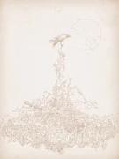 Frostmourne in an image in World of Warcraft: Chronicle Volume 3.