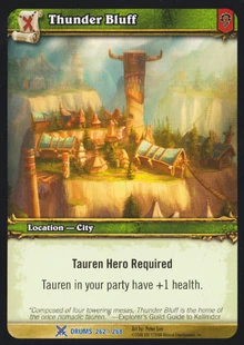 Thunder Bluff TCG Card