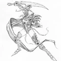 Valeera Sanguinar concept art.