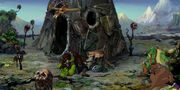 Warcraft Adventures - Orgrim and Hellhounds