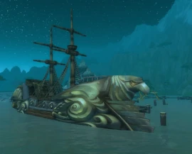 The Northspear docked at 