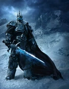 Wrath of the Lich King cinematic still.