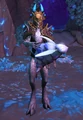 As M.O.T.H.E.R, holding Gloober, as G'huun