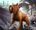 A Durnholde Tracking Hound in the TCG.