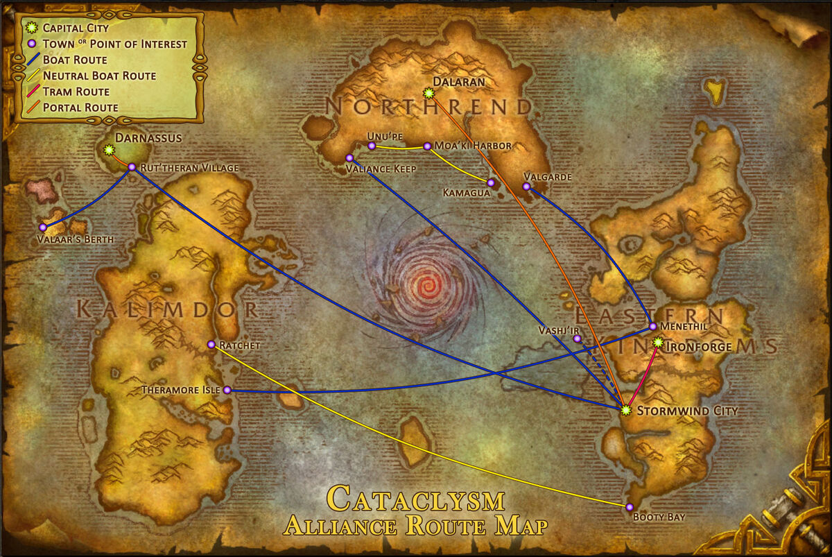 kalimdor map cataclysm