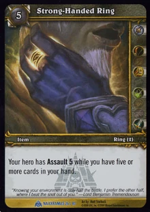 Strong-Handed Ring TCG Card