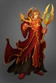 A blood elf mage concept art.