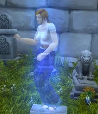 Image of Ghostly Human Celebrant