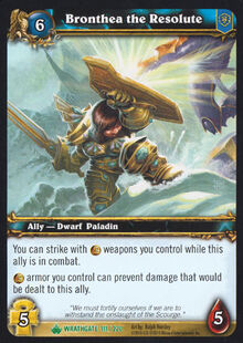 Bronthea the Resolute TCG Card